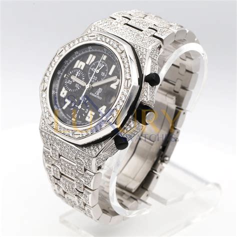 audemars piguet royal oak full diamond replica|audemars piguet copy watches.